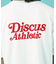 【DISCUS/ディスカス】ビッグシルエット バックプリント半袖Tシャツ/ブラン