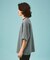 ダイヤジャガード  ルーズシルエット半袖Tシャツ / ユニセックス