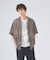 【セットアップ対応】LONGCHAMP 2WAY オープンカラー 半袖 シャツ