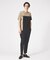 【多機能/シェルタリングドライ】リネン混 イージー スラックス