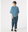 【定番】ドロップショルダー 五分袖 メローロック Tシャツ