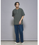 【グッドウェア】USAコットン ヘンリーネック ショートスリーブ Tシャツ