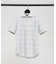 【FLEX SHIRTS】接触冷感 スラブチェック 半袖シャツ