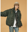 MA-1 オーバーサイズ 中綿ビッグシルエット スタンドジャケット/ブルゾン /