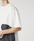 【ウズマキ】アシンメトリー 配色 オーバーサイズ ポンチ Tシャツ