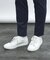 【セットアップ対応】2WAY ポンチ シャンブレー スラックス