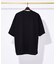 【AH ABAHOUSE】カットジョーゼット ドロップショルダー モックネック