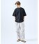 【AH ABAHOUSE】カットジョーゼット ドロップショルダー モックネック