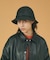 【RUBEN/ルーベン】FAKE LEATHER METRO HAT/レザーメト