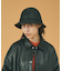 【RUBEN/ルーベン】FAKE LEATHER METRO HAT/レザーメト