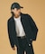 【RUBEN/ルーベン】FAKE LEATHER CAP/フェイクレザーキャップ
