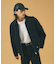【RUBEN/ルーベン】FAKE LEATHER CAP/フェイクレザーキャップ