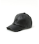 【RUBEN/ルーベン】FAKE LEATHER CAP/フェイクレザーキャップ