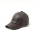 【RUBEN/ルーベン】FAKE LEATHER CAP/フェイクレザーキャップ