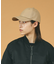 【RUBEN/ルーベン】FAKE LEATHER CAP/フェイクレザーキャップ