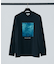 【AH ABAHOUSE】アートタッチ プリント 長袖Tシャツ