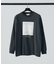 【AH ABAHOUSE】アートタッチ プリント 長袖Tシャツ