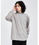 【AH ABAHOUSE】ジョーゼット モックネック カットソー / 長袖Tシャ