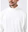 【フロントスリット】タートルネック 長袖Tシャツ