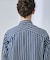 【バイアスヨーク】オーバー ストライプシャツ