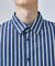 【バイアスヨーク】オーバー ストライプシャツ