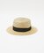 【RUBEN/ルーベン】NATURAL BOWTER HAT/カンカン帽
