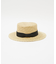 【RUBEN/ルーベン】NATURAL BOWTER HAT/カンカン帽