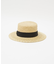 【RUBEN/ルーベン】NATURAL BOWTER HAT/カンカン帽