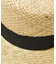 【RUBEN/ルーベン】NATURAL BOWTER HAT/カンカン帽