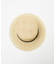 【RUBEN/ルーベン】NATURAL BOWTER HAT/カンカン帽