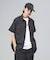 【TAION / タイオン】MILITARY HALF SLEEVE SHIRT