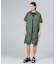 【TAION / タイオン】MILITARY HALF SLEEVE SHIRT