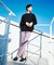 【セットアップ対応】ソロストレッチ リネン テーパード パンツ / スラックス
