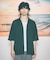 【ブロック柄】ストレッチ シアーシャツ