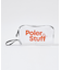 【POLeR/ポーラー】PVC CLEAR POUCH M/クリア防水ポーチ
