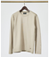 【クルーネック】ECO VERO レーヨンポンチTシャツ / ロンT