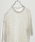 メッシュニット スラブTシャツ / シアー素材