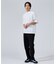 【モックネック】度詰め天竺　ラグランスリーブＴシャツ