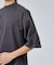 【モックネック】度詰め天竺　ラグランスリーブＴシャツ