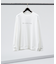 【BLANCHE】ベアポンチ ロゴ 長袖Tシャツ