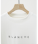 【BLANCHE】ベアポンチ ロゴ 長袖Tシャツ