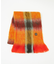 【MANTAS EZCARAY】シャギーモヘア マフラー TARTAN / ボリ