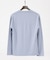 ポンチ クルーネック 長袖Tシャツ