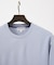 ポンチ クルーネック 長袖Tシャツ