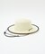 【Ruben/ルーベン】CODE LONG BRIM STRAW HAT/コード
