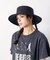 【Ruben/ルーベン】CODE LONG BRIM STRAW HAT/コード
