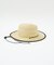 【Ruben/ルーベン】CODE LONG BRIM STRAW HAT/コード