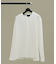 【定番】ドレスポンチ Vネック 長袖Tシャツ / ストレッチ