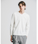 【定番】ドレスポンチ Vネック 長袖Tシャツ / ストレッチ