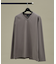 【定番】ドレスポンチ Vネック 長袖Tシャツ / ストレッチ